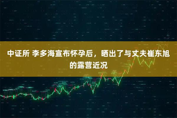 中证所 李多海宣布怀孕后，晒出了与丈夫崔东旭的露营近况